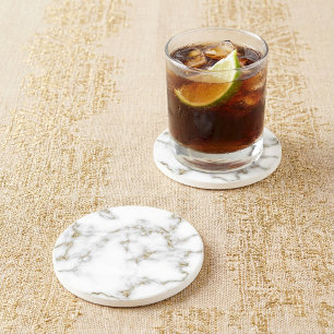 Marble-effekt med guld-detaljer underlägg