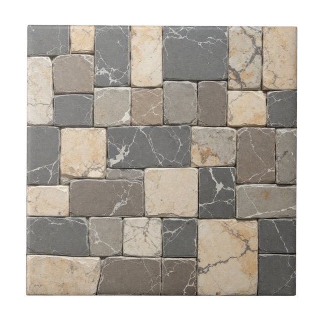 Marble Elegance Graystone Tile Kakelplatta (Framsidan)
