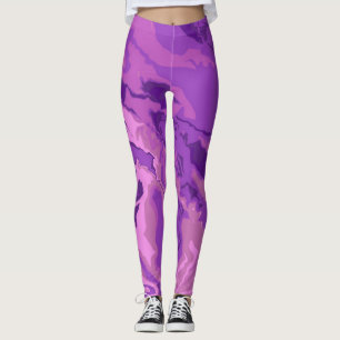 Marble Färg Leggings