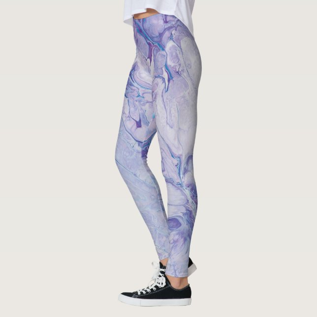 Marble Färg Leggings (Vänster)