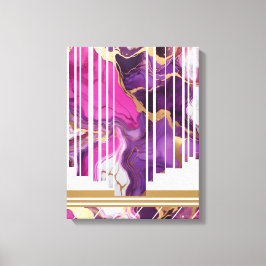 Marble för minimal Abstrakt för geometrisk linje Canvastryck