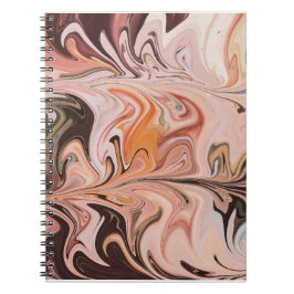 Marble Forms – Pink & Beige Soft Marble Anteckningsbok