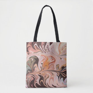 Marble Forms – Pink & Beige Soft Marble Tygkasse