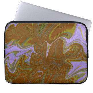 Marble Forms – Terracotta Warm Abstract Laptop Fodral