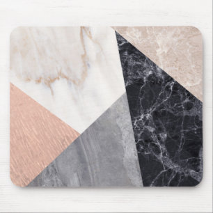 Marble Geometric Mönster Musmatta