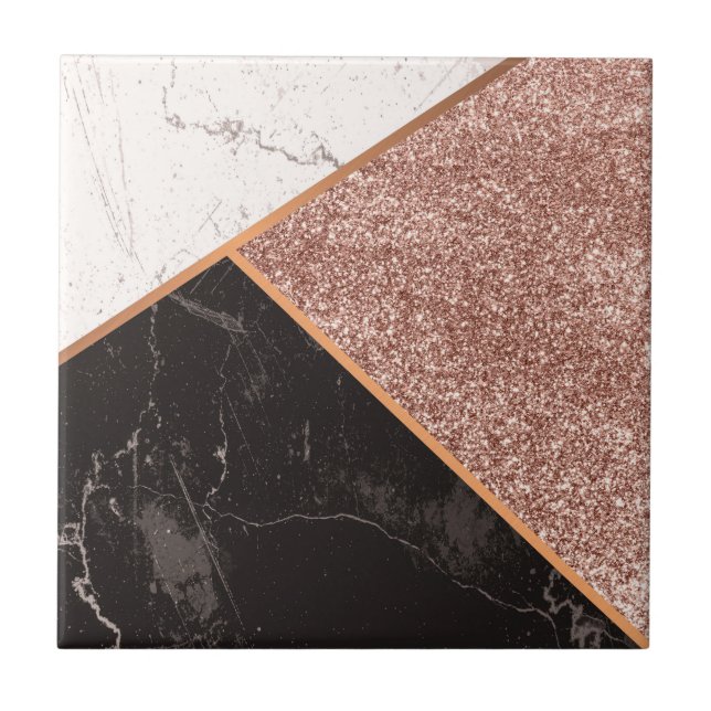 Marble & Glitter Moisac Kakelplatta (Framsidan)
