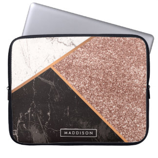 Marble & Glitter Moisac Laptop Fodral