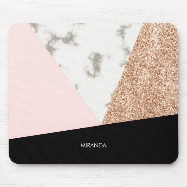 Marble Glitter Ro Mosaic Musmatta (Framsidan)