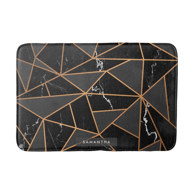 Marble Golden Mosaic Badrumsmatta (Framsidan)