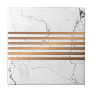 Marble & Golden Rand Kakelplatta