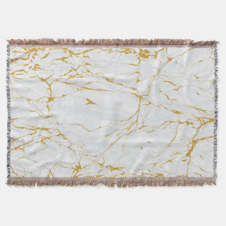 Marble Golden Struktur Seamless Mönster Filt