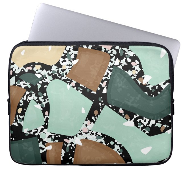 Marble Granite Struktur Laptop Fodral (Framsidan)