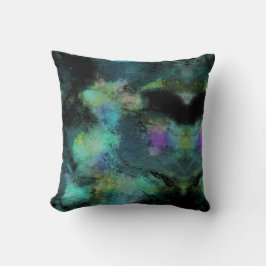 Marble Grått Himlar Universe Cosmo Slappna av Eleg Kudde