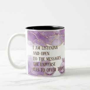 Marble Grönt/Guld Två-Tonad Mugg