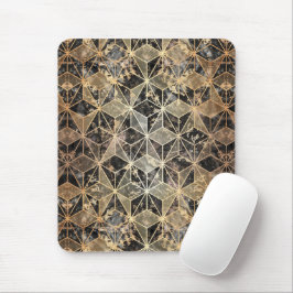 Marble & Guld Geometric Mönster Musmatta