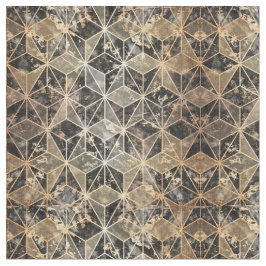 Marble & Guld Geometric Mönster Tyg