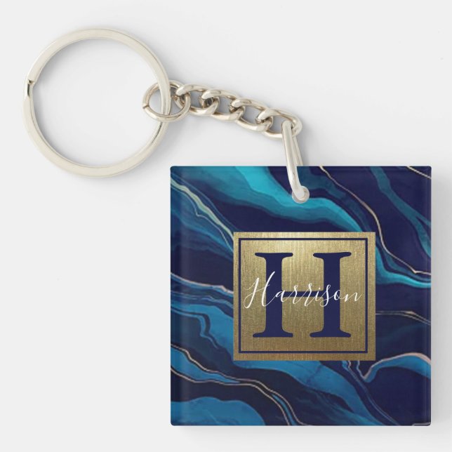 Marble Guld Namn och Monogram (Framsidan)