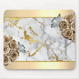Marble Guld Ro Butterfly Musmatta