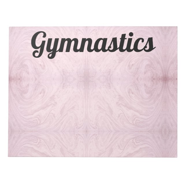 Marble Gymnastics Anteckningsblock (Framsida)