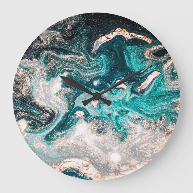 Marble Handmade: Traditional Luxury Struktur. Stor Klocka (Framsida)