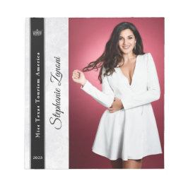 Marble Ice - Anpassningsbar Skönhetstävling Autogr Anteckningsblock