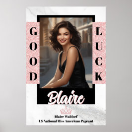 Marble Ice Pageant Door Banner Poster