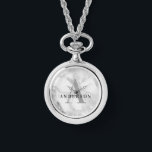 Marble initial monogram armbandsur<br><div class="desc">Marble effect initial monogram personlig design. Perfekt för födelsedag,  jul,  studenten,  bröllop eller firande.</div>