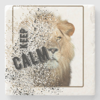 Marble lejon costers stenunderlägg