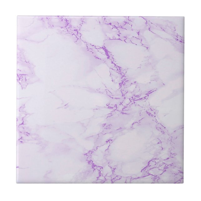 Marble lila violet white kakelplatta (Framsidan)