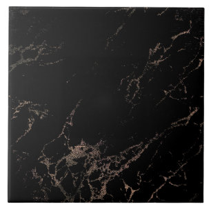 Marble look Ro Guld Black Tile Kakelplatta