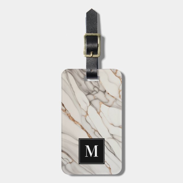 Marble Luggage Taggs Bagagebricka (Vertikal Framsida)