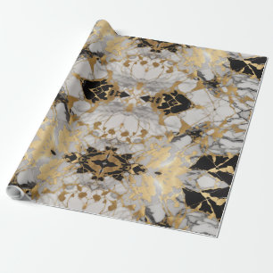 Marble Majesty - Luxurious Wrapping Papper Presentpapper