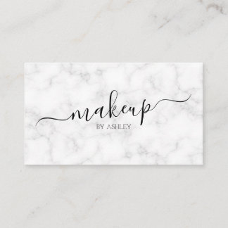 MARBLE Makeup-Affärskort Visitkort