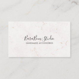 Marble Modern Minimalistisk kvinnlig visitkort
