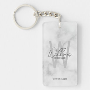 Marble Modern Script Personlig Marskalkars