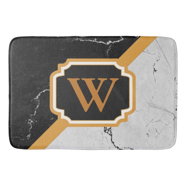 Marble Monogram Badrumsmatta (Framsidan)