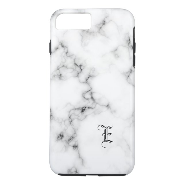 Marble monogram Case-Mate iPhone skal (Baksida)