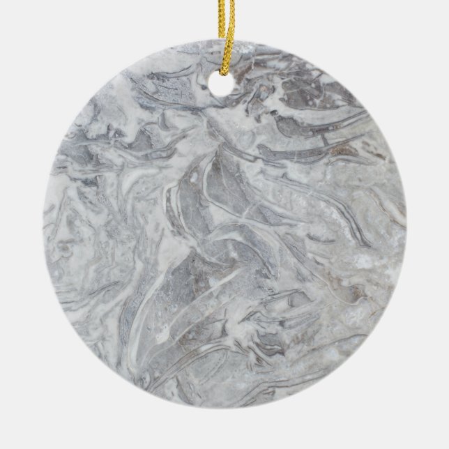 Marble mönster julgransprydnad keramik (Framsidan)
