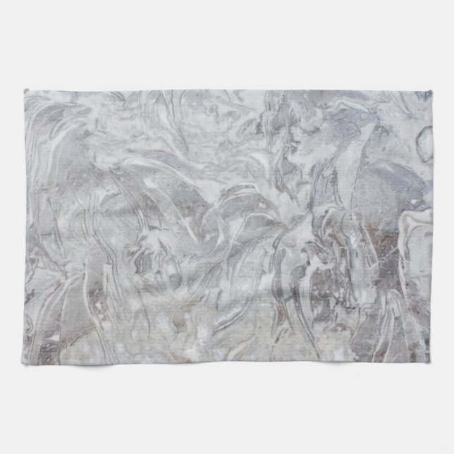 Marble mönster kökshandduk (Horisontell)