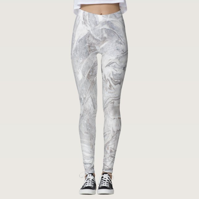 Marble mönster leggings (Framsida)