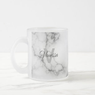 Marble Mönster personalization Frostad Glasmugg