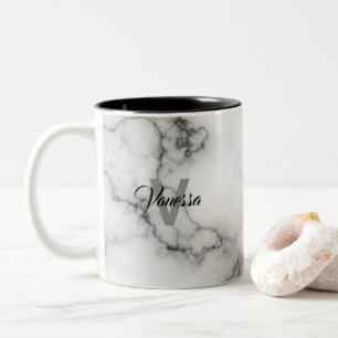 Marble Mönster personalization Två-Tonad Mugg