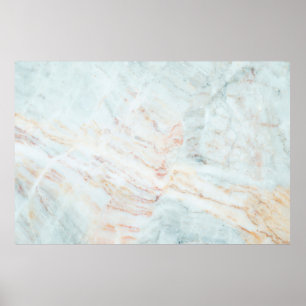 Marble mönster struktur naturliga bakgrund. Interi Poster