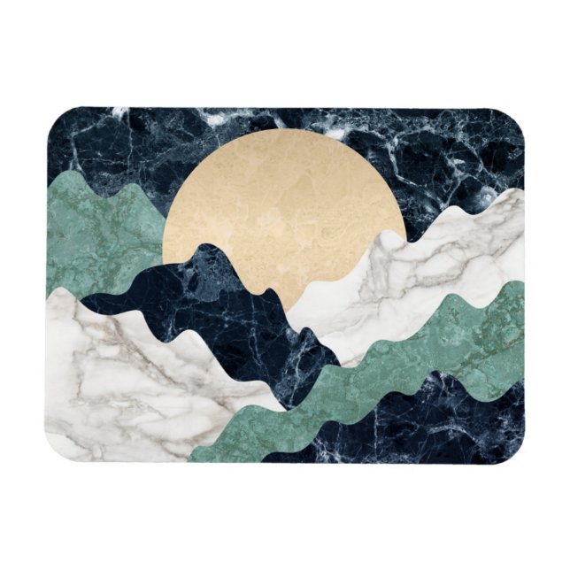 Marble Mountain liggande Magnet (Horisontell)