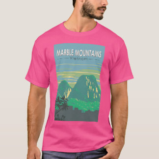 Marble Mountain Vietnam Travel Art Vintage Active T Shirt