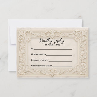 Marble Mystique Bröllop OSA Card Kort