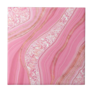Marble och Crystals Digital Art ro Kakelplatta