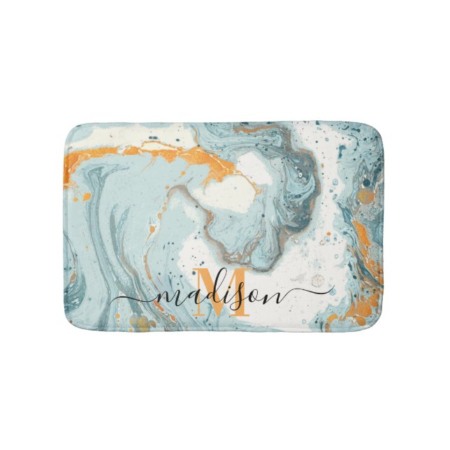 Marble och Glitter Abstrakt Badrumsmatta (Framsidan)