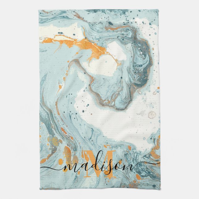 Marble och Glitter Abstrakt Kökshandduk (Vertikal)