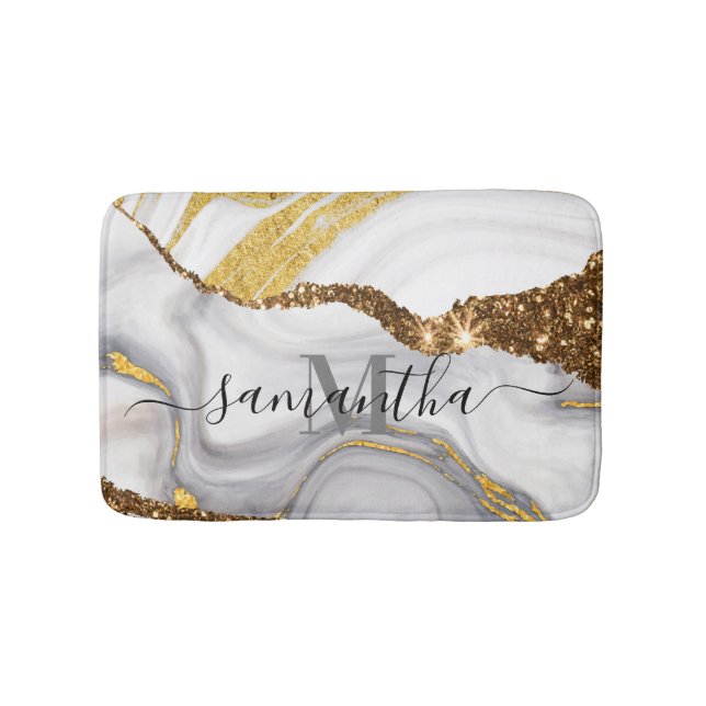 Marble och Glitter Badrumsmatta (Framsidan)